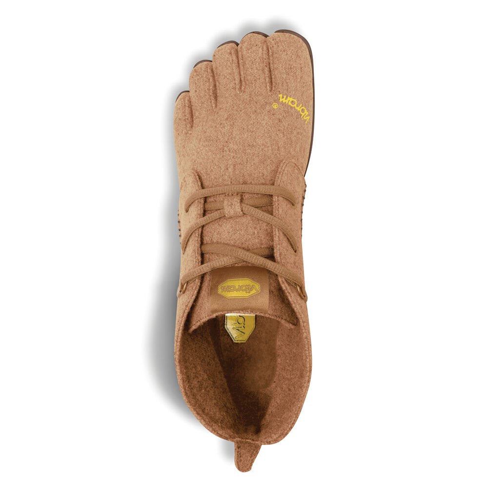 Vibram Five Fingers Womens Barefoot Shoes - Brown - CVT-Wool - 01743-PRXD